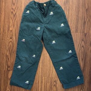 Vineyard vines Green Embroidered Pants